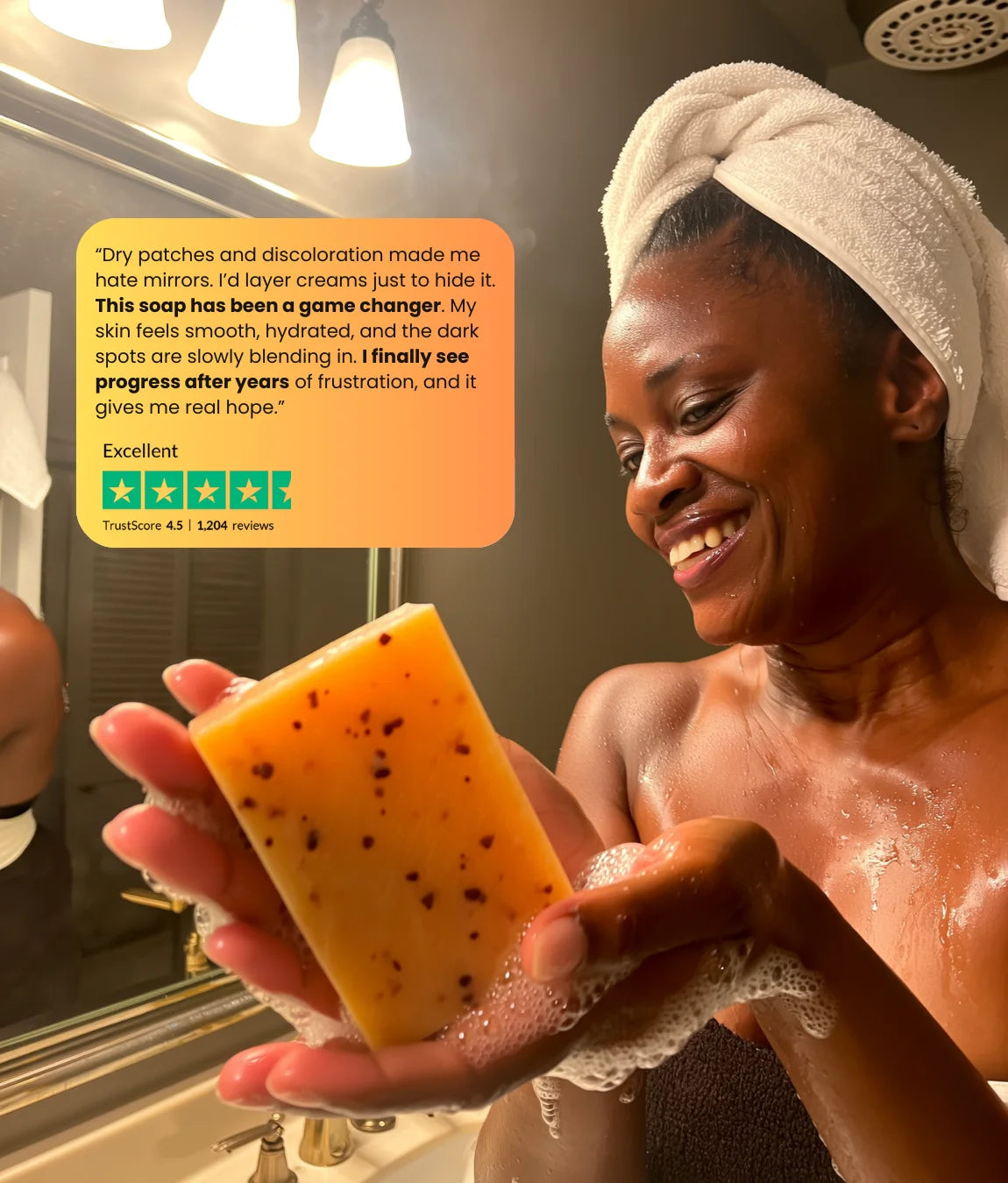 Turmeric & Kojic Brightening Soap