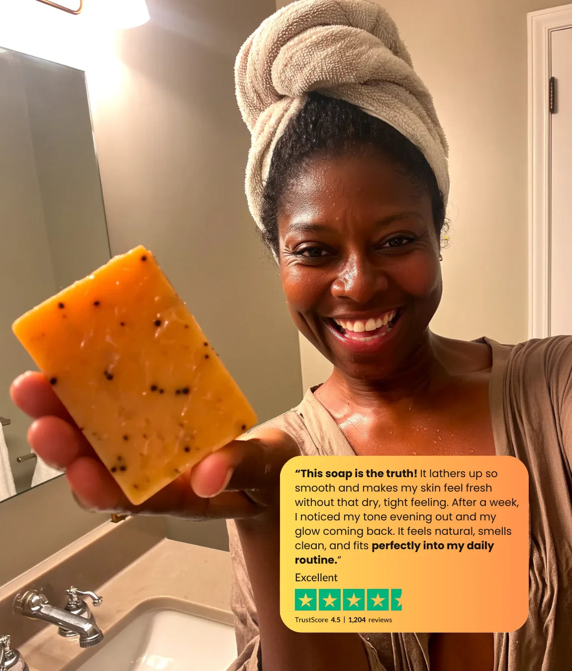 Turmeric & Kojic Brightening Soap